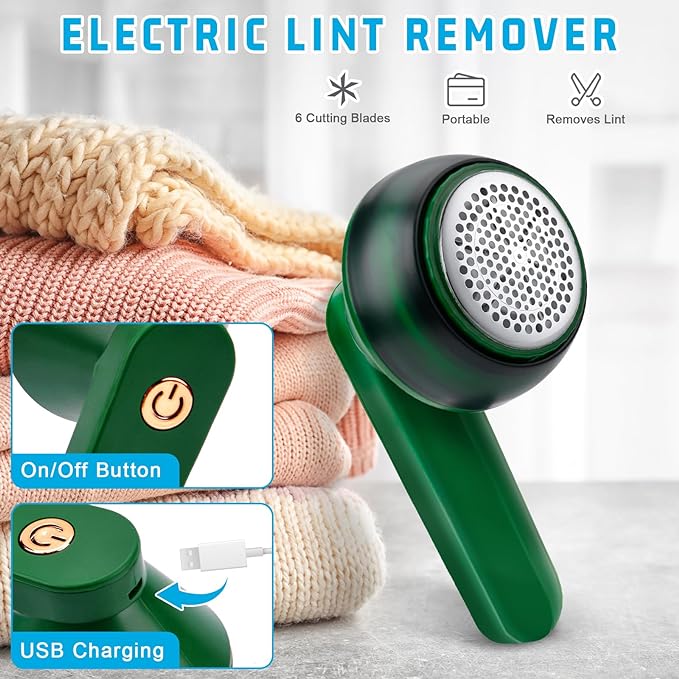 Say Goodbye to Lint & Fabric Fuzz: The Rechargeable Lint Remover Every UAE Home Needs
