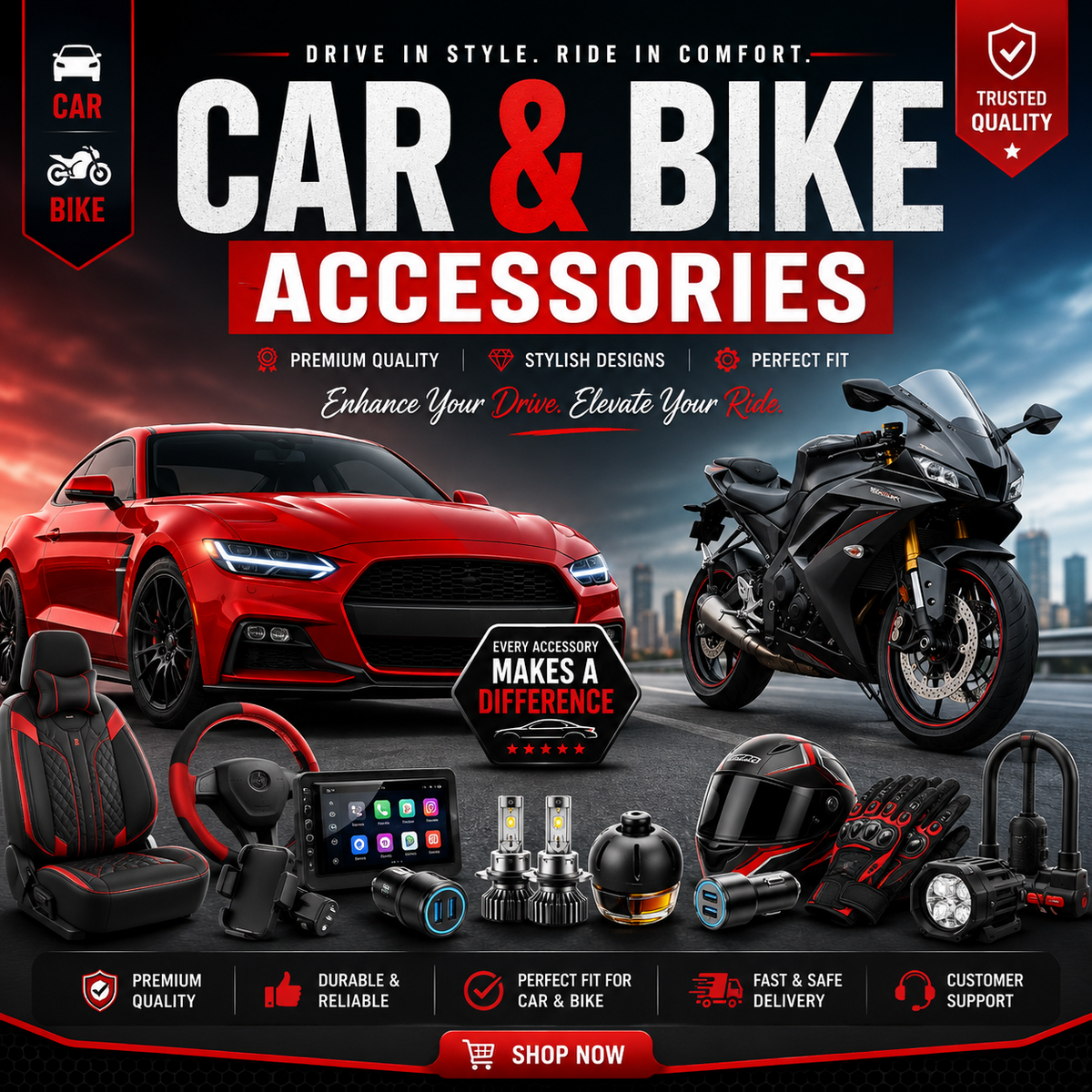 Car and Bike Accessories