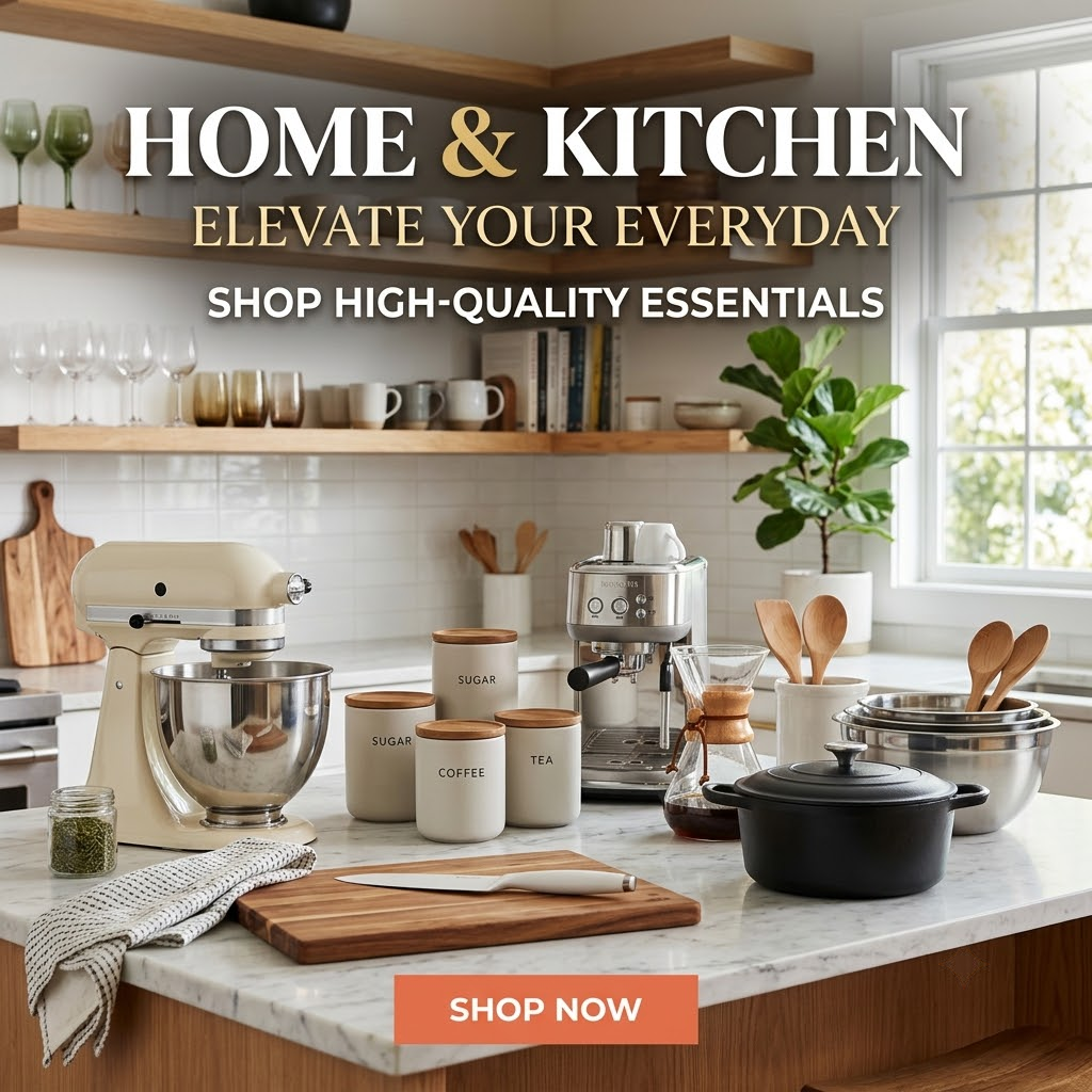 Home and Kitchen     "المنزل والمطبخ"